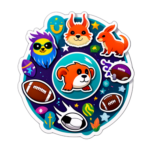 Stiker Bola Sepak Fantasi Menarik