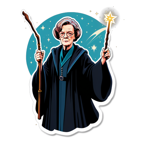 Varázslatos Pillanatok: Íme, Maggie Smith Karakterének Stílusos Ábrázolása a Harry Potterből!