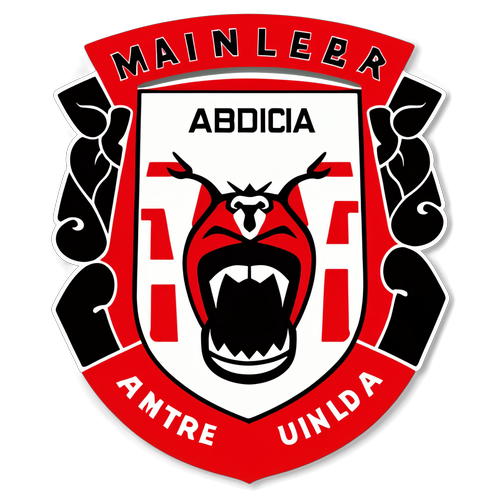 Kibandiko cha Kuungana Moyo wa Manchester United na Athletic Bilbao