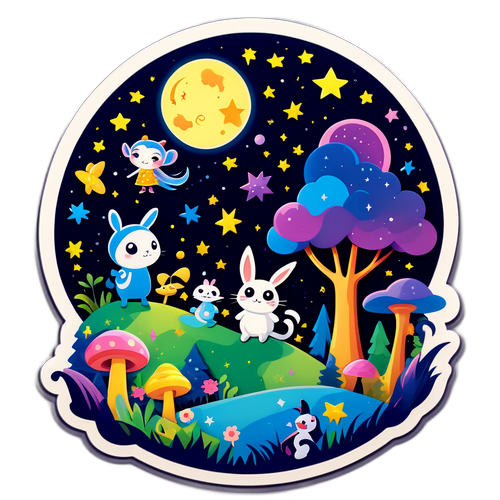 Adesivo Notturno Fantastico