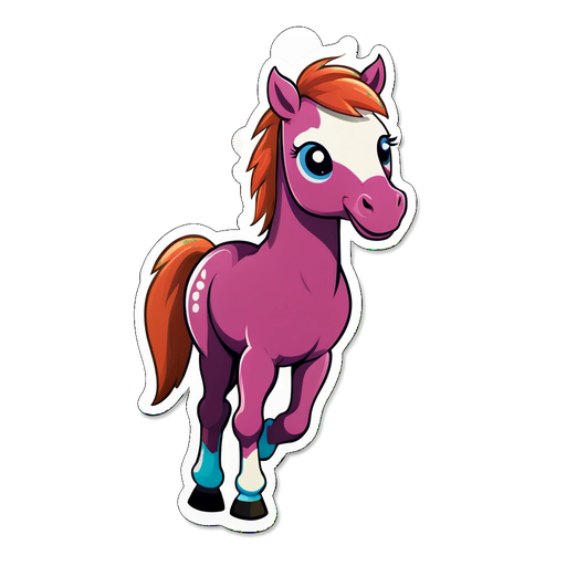 Meet the Most Adorable Horse Sticker That Will Melt Your Heart!