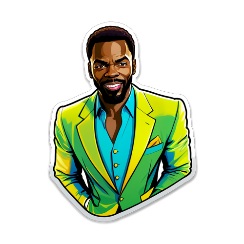 Adesivo Carismatico di Colman Domingo
