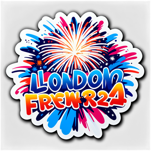 London Fireworks 2024 Sticker