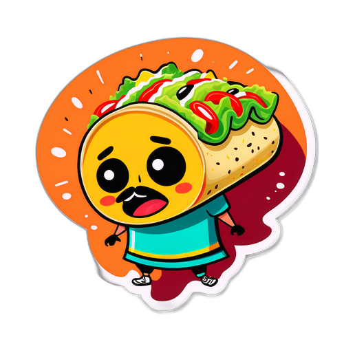 Humoristisk Taco med Sportselement