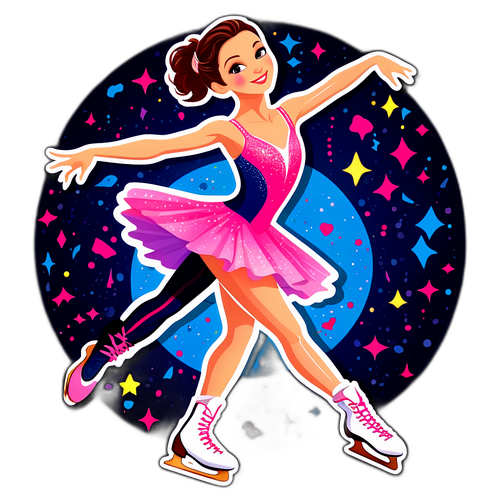 Laurence Fournier Beaudry Műkorcsolyázó Matrica