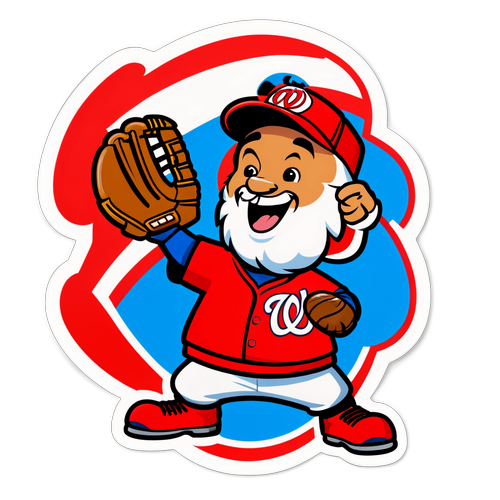 Washington Nationals Mascot Sticker