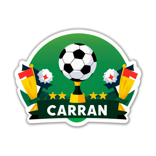 Football Tournament Spirit Sticker