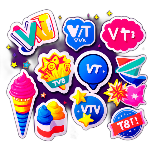 Sticker VTV3 Phong Cách Trẻ Trung