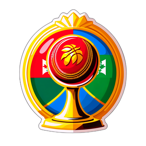 क्रिकेट बॉल और ट्रॉफी का डिज़ाइन