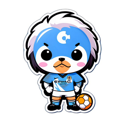 可愛的足球吉祥物設計