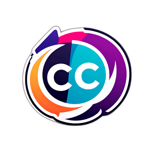 एक चिकना और स्टाइलिश 'CCC' स्टिकर