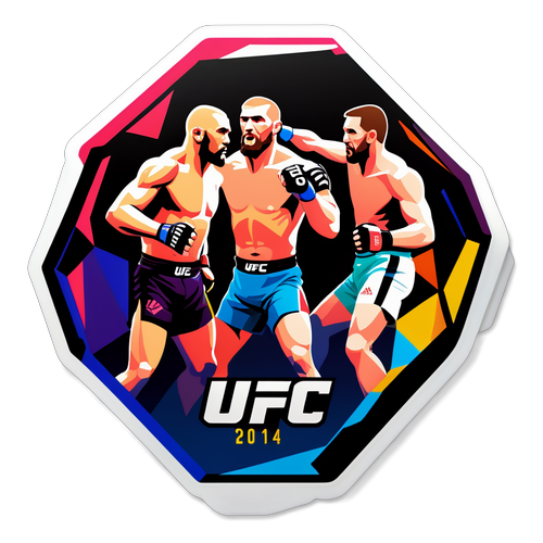 Unleash the Energy! Discover the Ultimate UFC 304 Fight Card Sticker That Every Fan Needs!