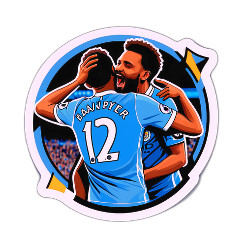 맨체스터 시티 우승 기념 스티커