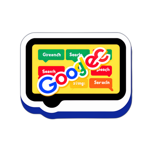 幽默的谷歌搜尋框貼紙