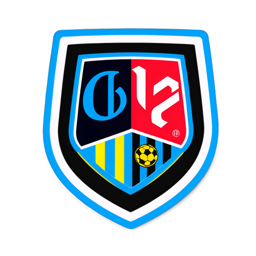 클럽 브뤼헤와 아틀레티코 마드리드의 매치를 시각화한 스티커