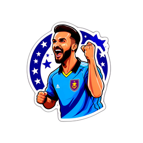 Ardon Jashari Doelpunt Sticker