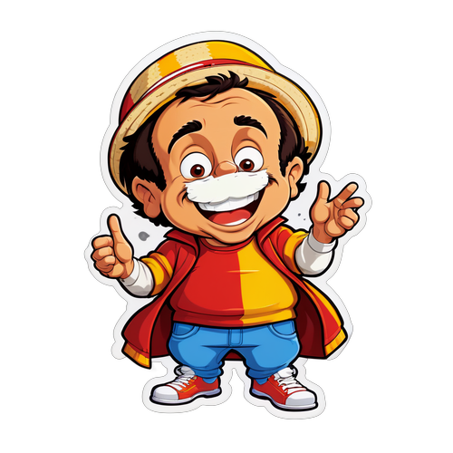 Sticker divertido de Chespirito