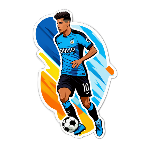 Autocollant dynamique de Cancelo