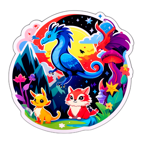 魔法主题幻想贴纸