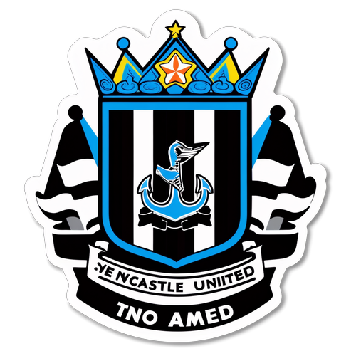 Stiker Bertema Newcastle: 'Toon Army United!'