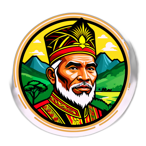 Potret Bergaya Abang Johari Openg dalam Landskap Alam Sarawak