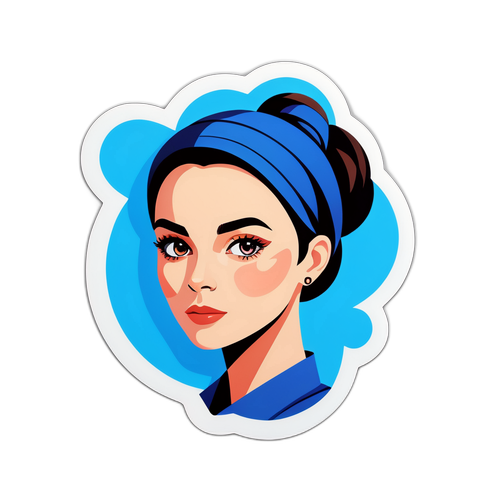 Stiker Minimalis Elena Rybakina