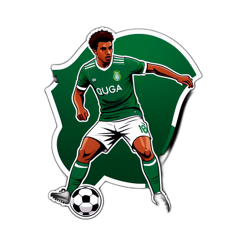 ออกแบบสติกเกอร์นักฟุตบอลสปอร์ติ้งลิสบอน