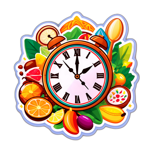 Stiker Festif untuk Momen Imsak