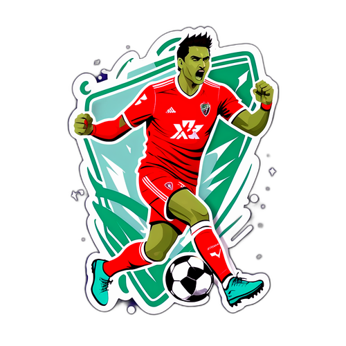 Adesivo Temático do Jogo Huracán x