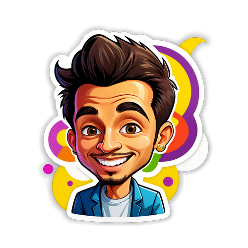 Stiker Karikatur Ari Irham