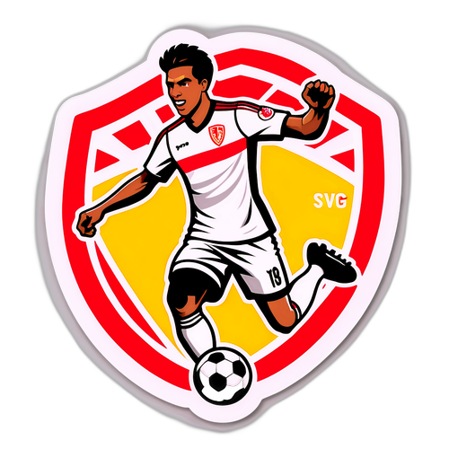 Stiker Pemain Bola Sepak