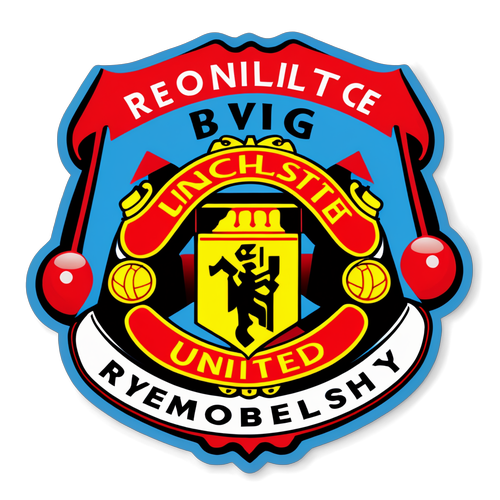 Stiker Kejohanan Man United dengan Warna Bournemouth