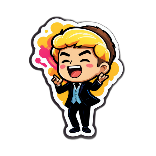 댄싱 캐릭터 스티커