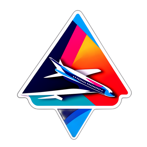 Stiker Logo Delta Airlines