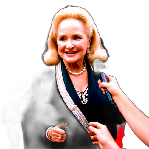 Sally Kirkland: Vörös szőnyeg, diákokkal, interjú