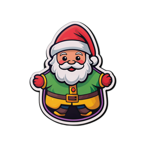 圣诞老人贴纸