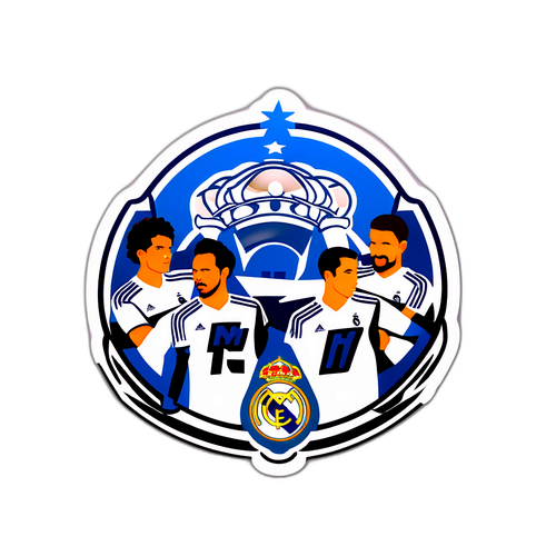 Real Madrid - Juhlistava tarra
