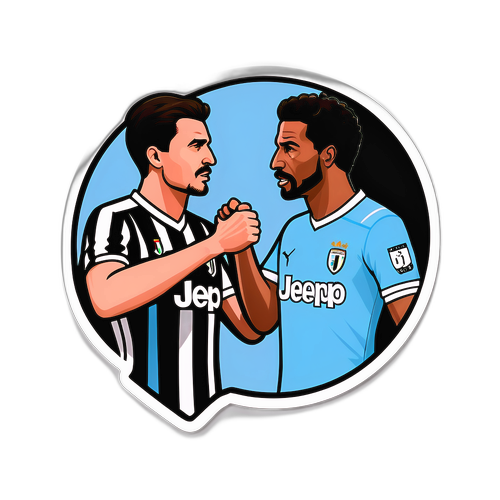 Juventus ve Lazio Takımları için Tartışma Simülasyonu Sticker'ı