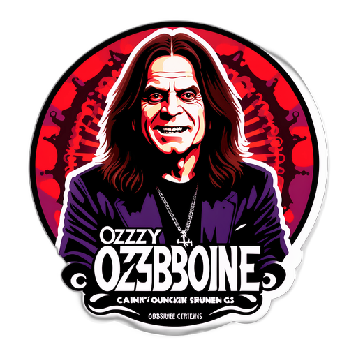 Rockkoncert matricák Ozzy Osbourne-nal