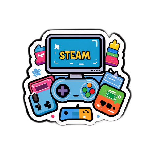 Schermata del Computer Distressata con 'Steam Down'