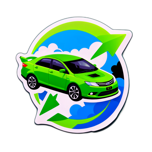 Optimistische BYD-Aktien Sticker