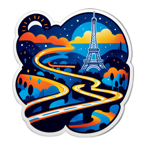 Conception stylisée du périphérique parisien