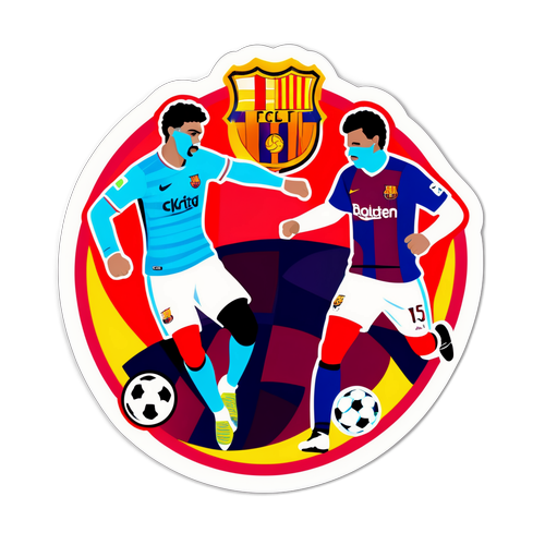 Vibrant Celta Vigo og Barcelona Fotballkamp
