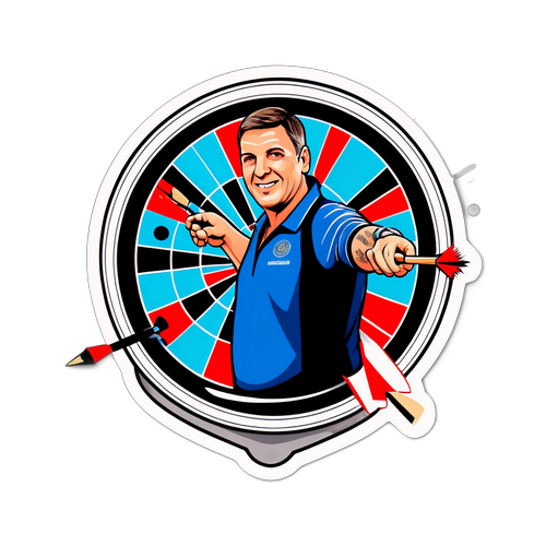 Gary Anderson Dartsticker