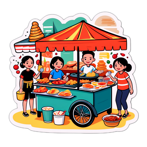 Penang Gade Steg og Glade Folk