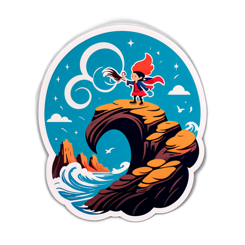 Et eventyrlig landskap med frihet og eventyr