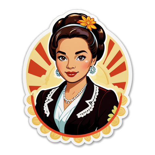 Retro Marijke Pinoy Sticker