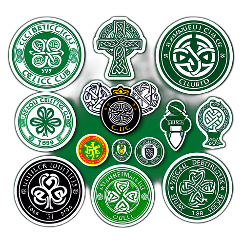 สติกเกอร์ที่ได้แรงบันดาลใจจากทีมเซลติก