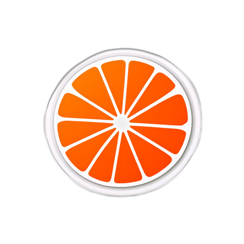 橙子贴纸