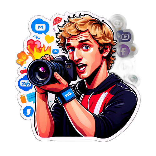 Logan Paul YouTube Charisma Sticker